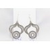 Handmade Dangle Drop Earrings 925 Sterling Silver Hand Filigree Design E14